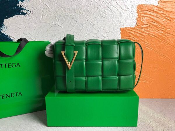 Replica Bottega Veneta BV 591970 Padded Cassette 20206 Green 3