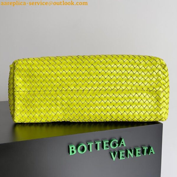 Replica Bottega Veneta Cabat Large Bag In Acid Kiwi Intrecciato Lambskin 11