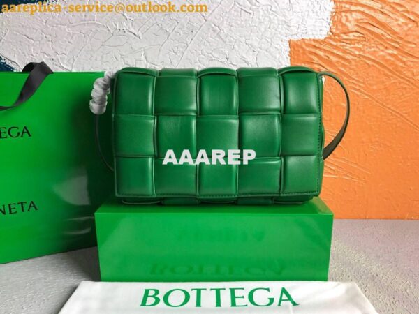 Replica Bottega Veneta BV 591970 Padded Cassette 20206 Green 4