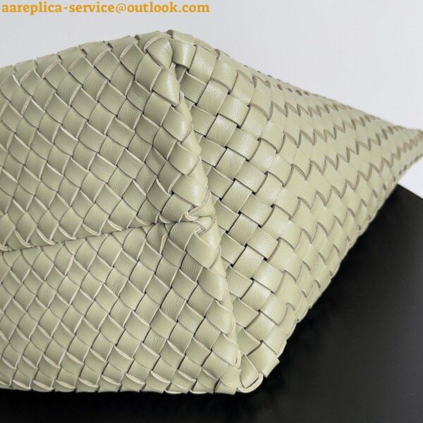 Replica Bottega Veneta Cabat Large Bag In Travertine Intrecciato Lambskin 5