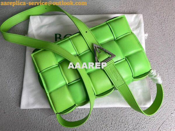 Replica Bottega Veneta BV 591970 Padded Cassette 20206 Lemon Green Silver 8