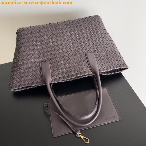 Replica Bottega Veneta Cabat Medium Bag In Fondant Intrecciato Lambskin 7