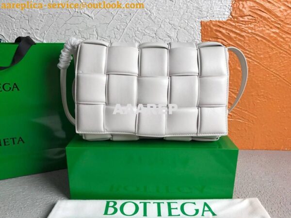 Replica Bottega Veneta BV 591970 Padded Cassette 20206 White Gold 4