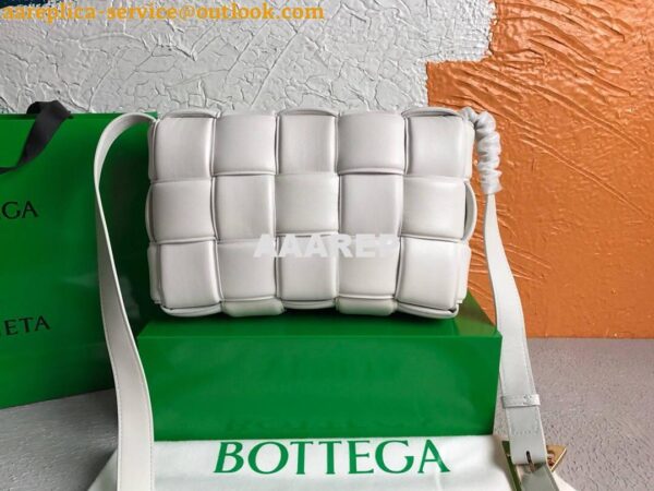 Replica Bottega Veneta BV 591970 Padded Cassette 20206 White Gold 5