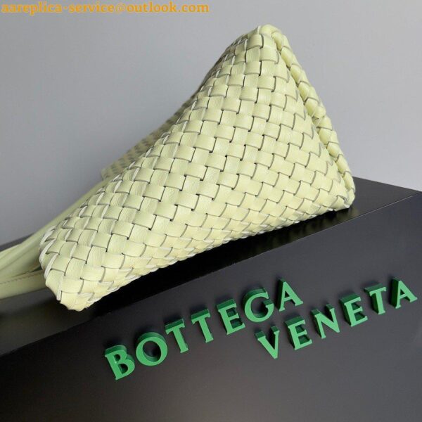 Replica Bottega Veneta Cabat Medium Bag In Lemon Intrecciato Lambskin 6