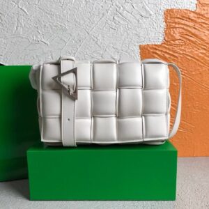 Replica Bottega Veneta BV 591970 Padded Cassette 20206 White Silver