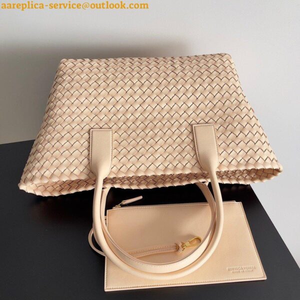 Replica Bottega Veneta Cabat Medium Bag In Melon Intrecciato Lambskin 5