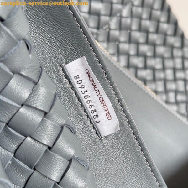 Replica Bottega Veneta Cabat Medium Bag In Thunder Intrecciato Lambskin 11