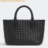 Replica Bottega Veneta Cabat Medium Bag In Thunder Intrecciato Lambskin