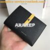 Replica Celine Strap medium/large multifunction wallet in blue grained 2