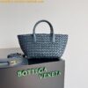 Replica Bottega Veneta Cabat Mini Bag In Green Intrecciato Lambskin