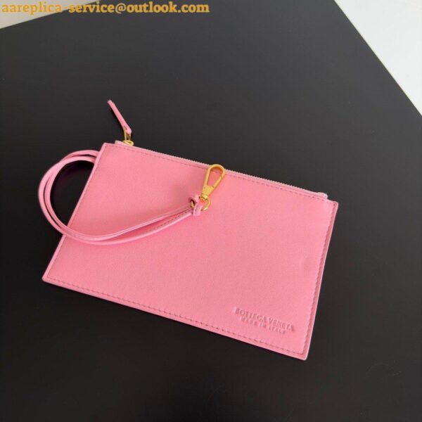 Replica Bottega Veneta Cabat Mini Bag In Pink Intrecciato Lambskin 9