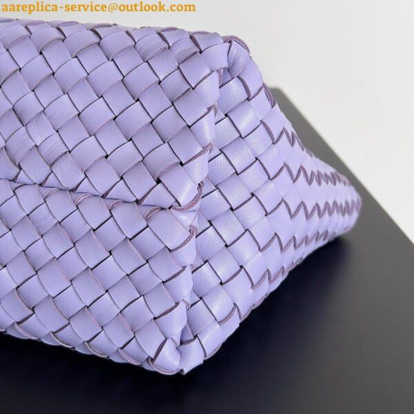 Replica Bottega Veneta Cabat Mini Bag In Wisteria Intrecciato Lambskin 5