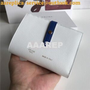 Replica Celine Strap medium/large multifunction wallet in sunlight gra