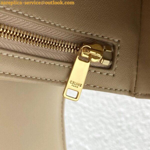 Replica Celine Triomphe Medium Bag In Nude Smooth Calfskin 11