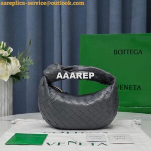 Replica Bottega Veneta BV 651876 mini Jodie Dark Grey