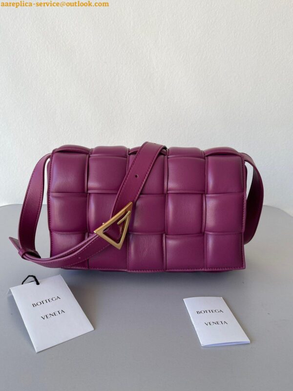 Replica Bottega Veneta Padded Cassette Bag In Cinnabar Intrecciato Lambskin 3