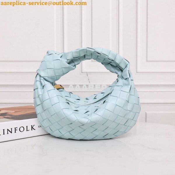 Replica Bottega Veneta BV 651876 mini Jodie Light Blue 3