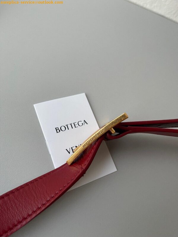 Replica Bottega Veneta Padded Cassette Bag In Dark Red Intrecciato Lambskin 10