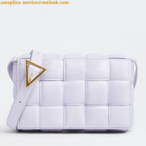 Replica Bottega Veneta Padded Cassette Bag In Lilas Intrecciato Lambskin 2