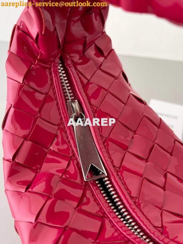 Replica Bottega Veneta BV 651876 mini Jodie Patent leather Red 11