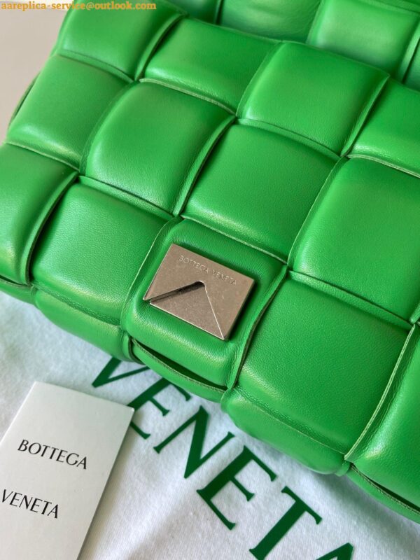 Replica Bottega Veneta Padded Cassette Bag In Parakeet Intrecciato Lambskin 6