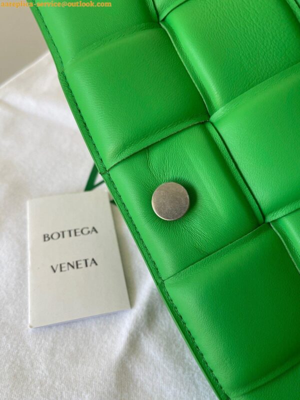 Replica Bottega Veneta Padded Cassette Bag In Parakeet Intrecciato Lambskin 7