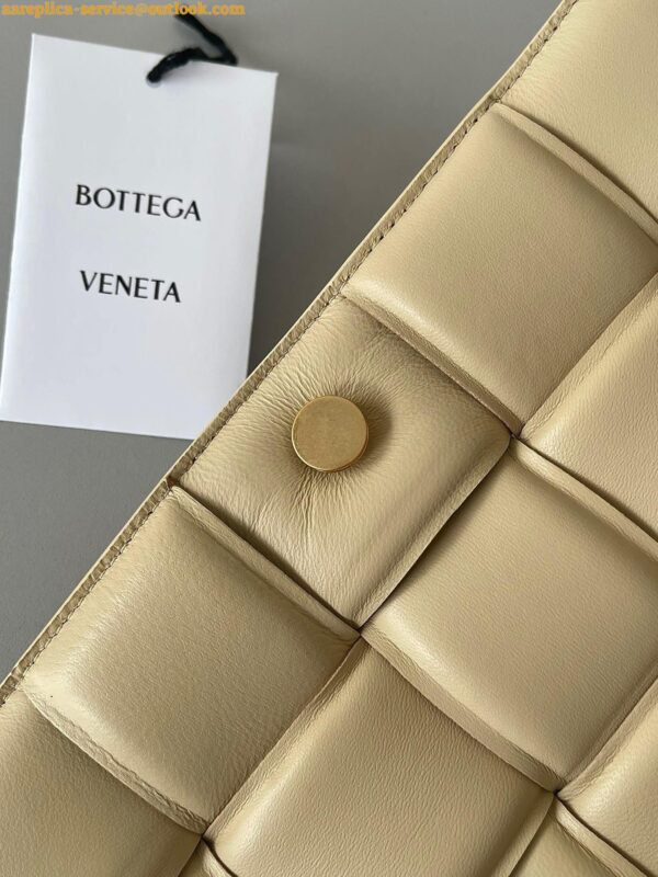 Replica Bottega Veneta Padded Cassette Bag In Porridge Intrecciato Lambskin 10