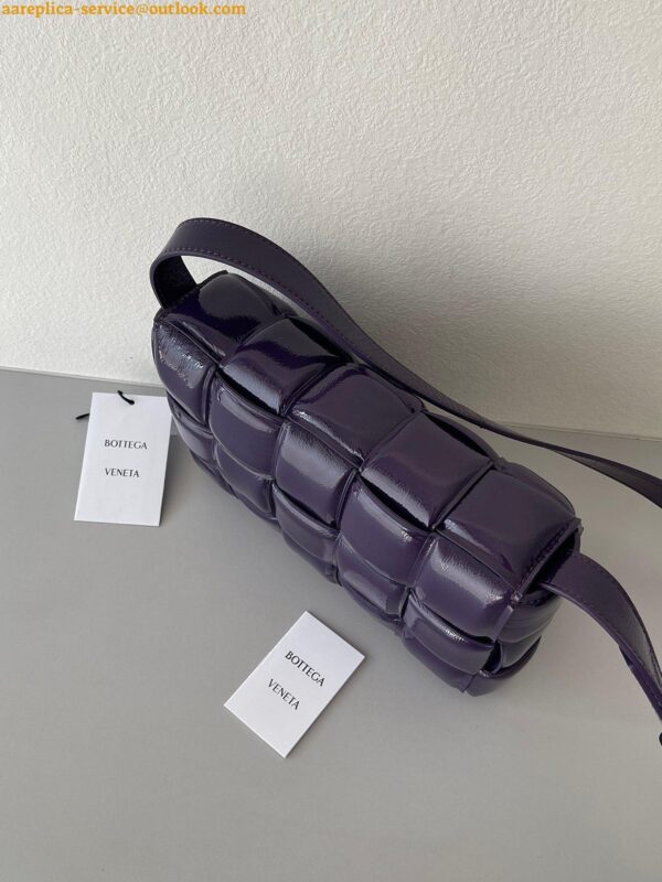 Replica Bottega Veneta Padded Cassette Bag In Purple Intrecciato Deerskin 11