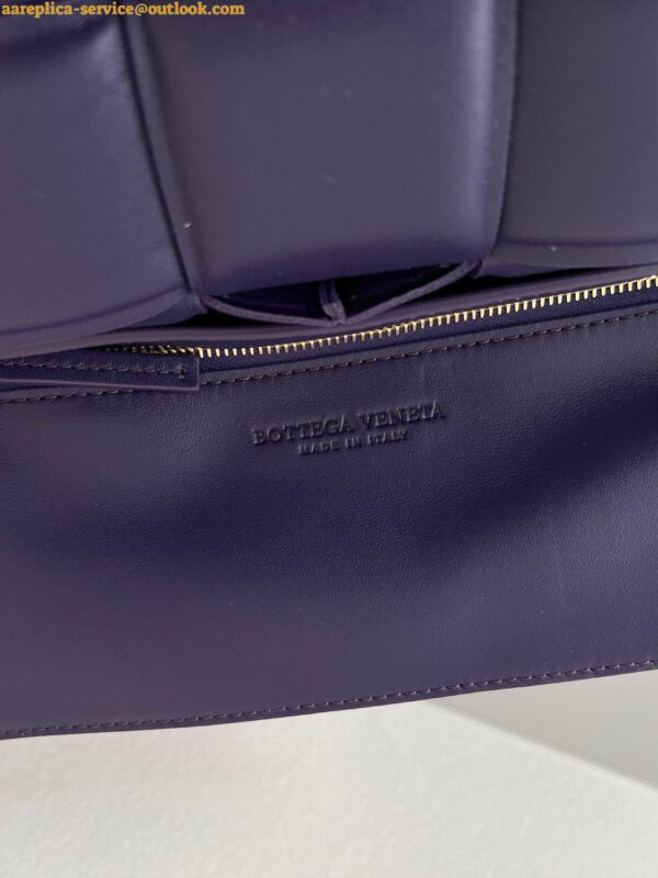 Replica Bottega Veneta Padded Cassette Bag In Purple Intrecciato Deerskin 12