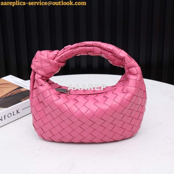 Replica Bottega Veneta BV 651876 mini Jodie Rose Red 3