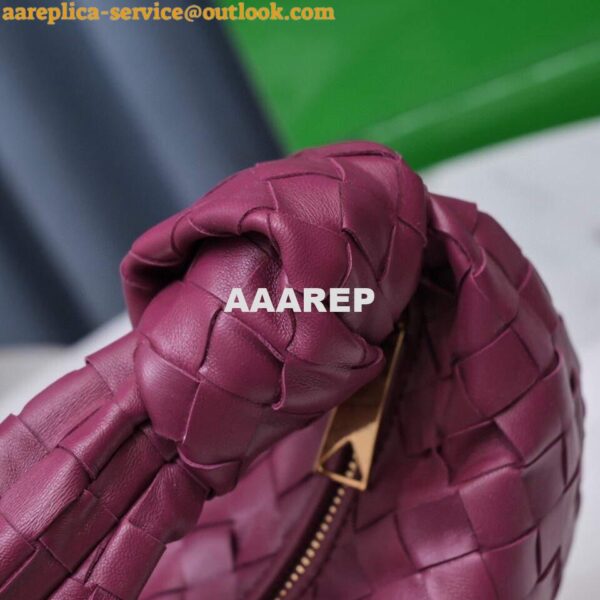 Replica Bottega Veneta BV 651876 mini Jodie Wine Red 7