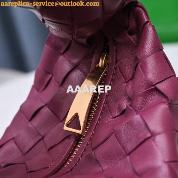 Replica Bottega Veneta BV 651876 mini Jodie Wine Red 8