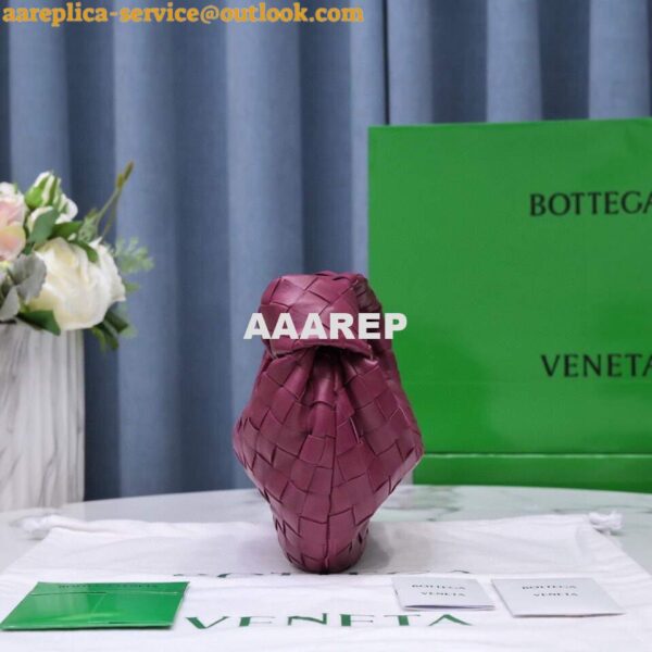 Replica Bottega Veneta BV 651876 mini Jodie Wine Red 9