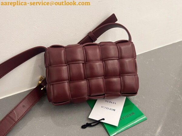 Replica Bottega Veneta Small Padded Cassette Bag In Barolo Lambskin 5