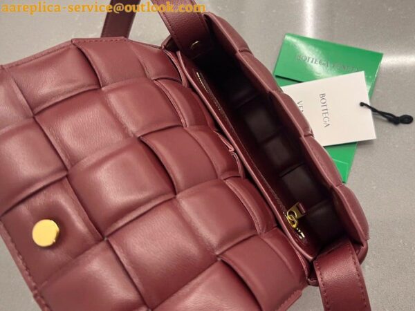 Replica Bottega Veneta Small Padded Cassette Bag In Barolo Lambskin 9