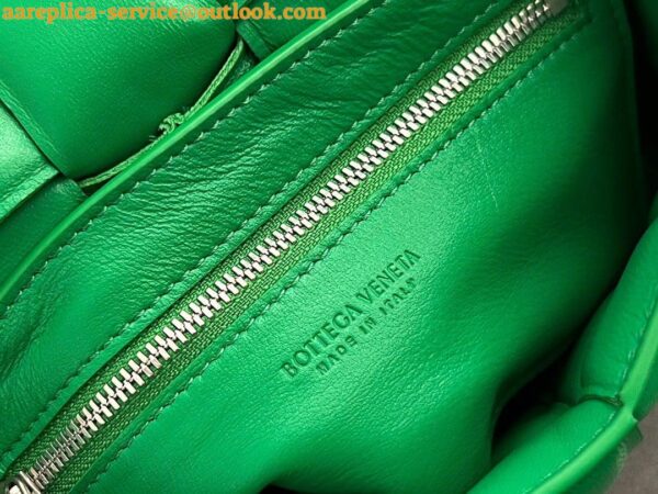 Replica Bottega Veneta Small Padded Cassette Bag In Parakeet Lambskin 9