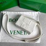 Replica Bottega Veneta BV 666688 Cassette Shoulder Bag 33993 White 2