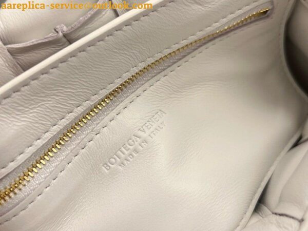Replica Bottega Veneta Small Padded Cassette Bag In White Lambskin 12