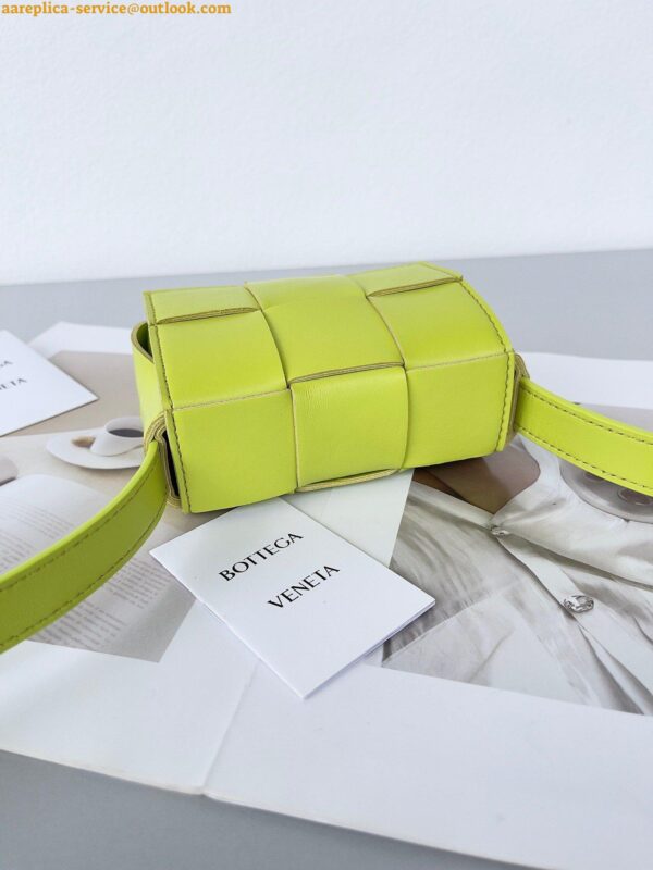 Replica Bottega Veneta Candy Cassette Bag In Acid Kiwi Lambskin 5