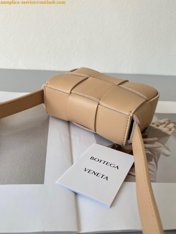 Replica Bottega Veneta Candy Cassette Bag In Almond Lambskin 4