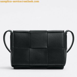 Replica Bottega Veneta Candy Cassette Bag In Black Lambskin