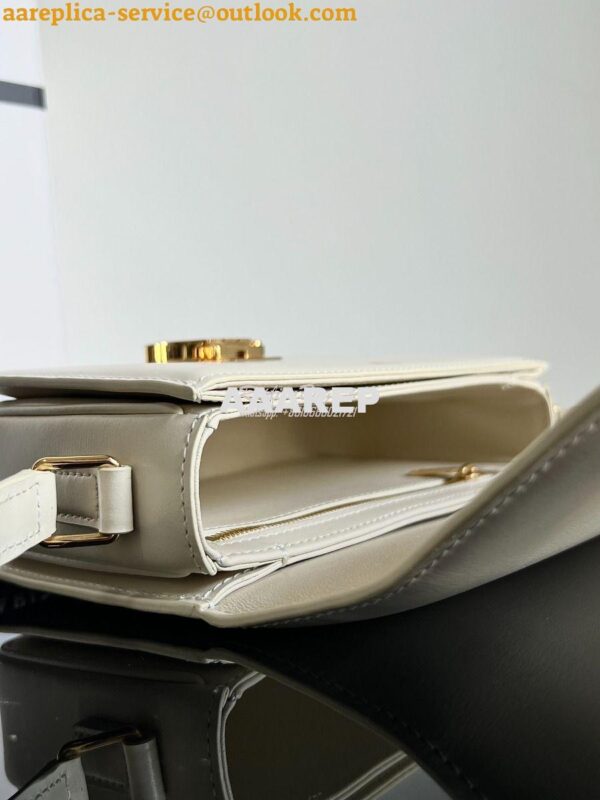 Replica Celine Triomphe Bag Shiny Calfskin Ivory 32