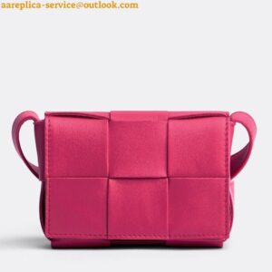 Replica Bottega Veneta Candy Cassette Bag In Cranberry Lambskin 2