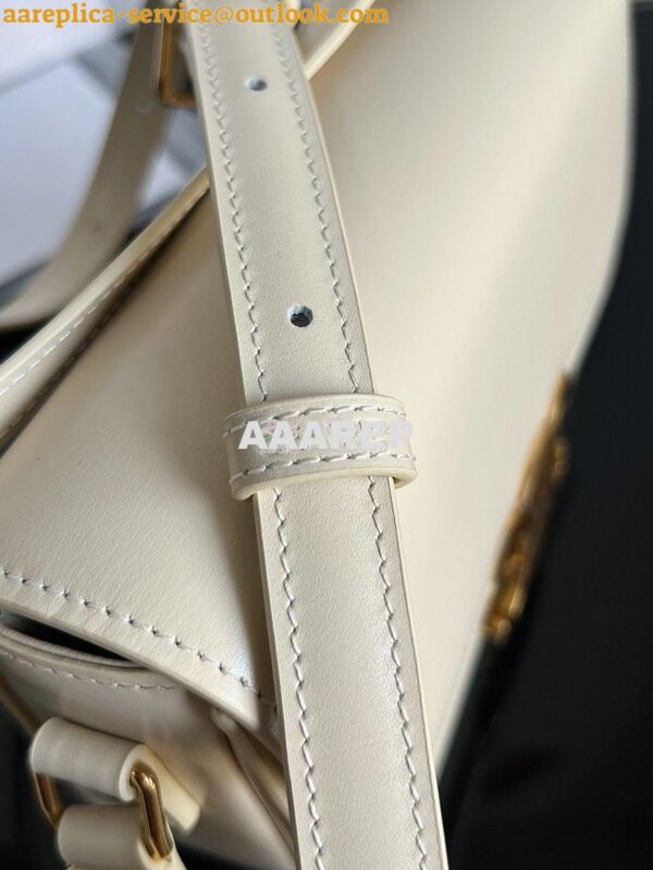 Replica Celine Triomphe Bag Shiny Calfskin Ivory 36