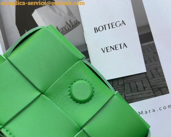 Replica Bottega Veneta Candy Cassette Bag In Parakeet Lambskin 5