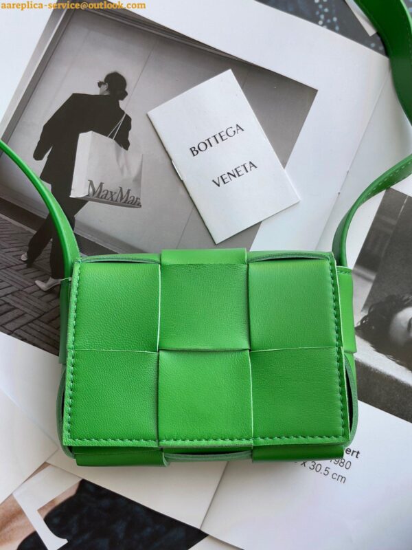 Replica Bottega Veneta Candy Cassette Bag In Parakeet Lambskin 7