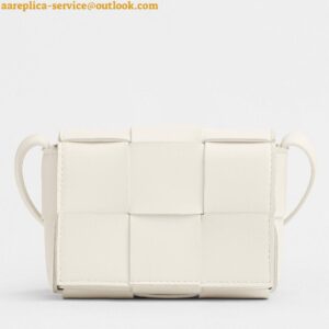 Replica Bottega Veneta Candy Cassette Bag In White Lambskin 2