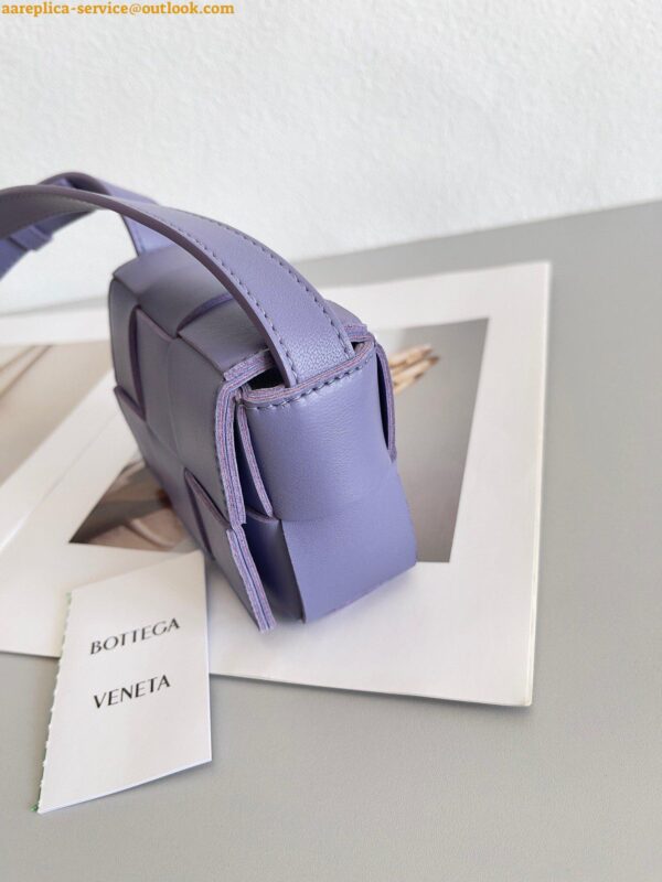 Replica Bottega Veneta Candy Cassette Bag In Wisteria Lambskin 9