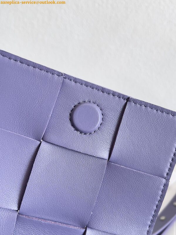 Replica Bottega Veneta Candy Cassette Bag In Wisteria Lambskin 10